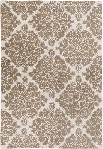 Praisum Transitional Beige/Brown Area Rug